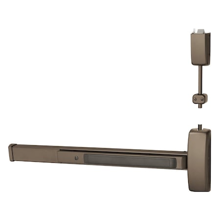 Sargent Grade 1 Surface Vertical Rod Exit Device, Wide Stile Pushpad, 36-in Device, 120-in Door Height, Stor NB8706F ETP RHR 10B